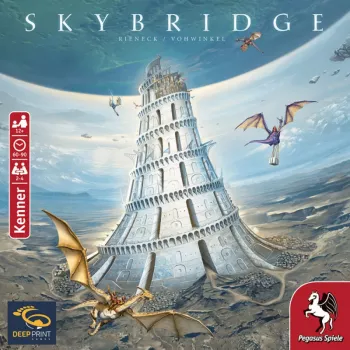PEGASUS Deep Print Games: Skybridge - επιτραπέζιο παιχνίδι στρατηγικής για 2-4 παίκτες, από 10 ετών, 60-90 λεπτά, μηχανισμοί αστικοποίησης και δικτύου, πολύγλωσσο (EN/DE)