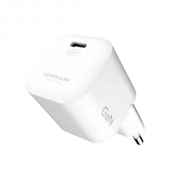 Vonmählen Unity Nano GaN 65W Λευκός Φορτιστής USB-C