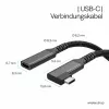 ShiverPeaks Καλώδιο Επέκτασης USB-C USB-C/C 3.2 PD 90° - Καλώδιο - Ψηφιακό/Δεδομένων