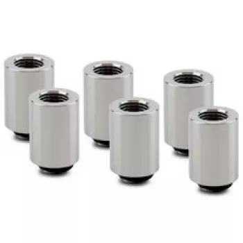 Thermal Grizzly DeltaMate Extender Fitting MF28 - Γυαλιστερό Νικέλιο, Συσκευασία 6 τεμ.