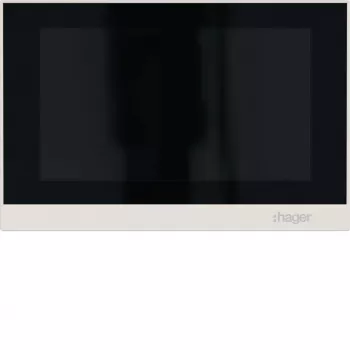 Hager RTQ600X IP εσωτερική μονάδα βίντεο, οθόνη αφής 7 inch, ανοιχτή ακρόαση, 2 συρμάτων, λευκό