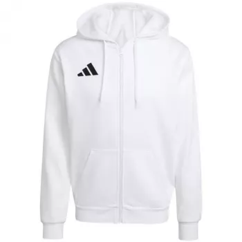 adidas Entrada 26 Full Zip Hoody ανδρικό λευκό L