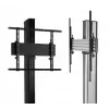 B-TECH AV SYSTEM X - Universal βάση δαπέδου για επίπεδες οθόνες (VESA 600 x 400) - 1,8 m