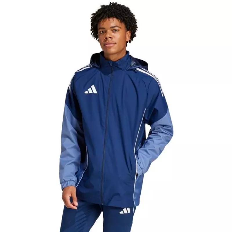 adidas Tiro 25 Competition αδιάβροχο μπουφάν ανδρικό Navy S