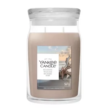 Yankee Candle Signature Seaside Woods αρωματικό κερί σε μεγάλο βάζο 567 g