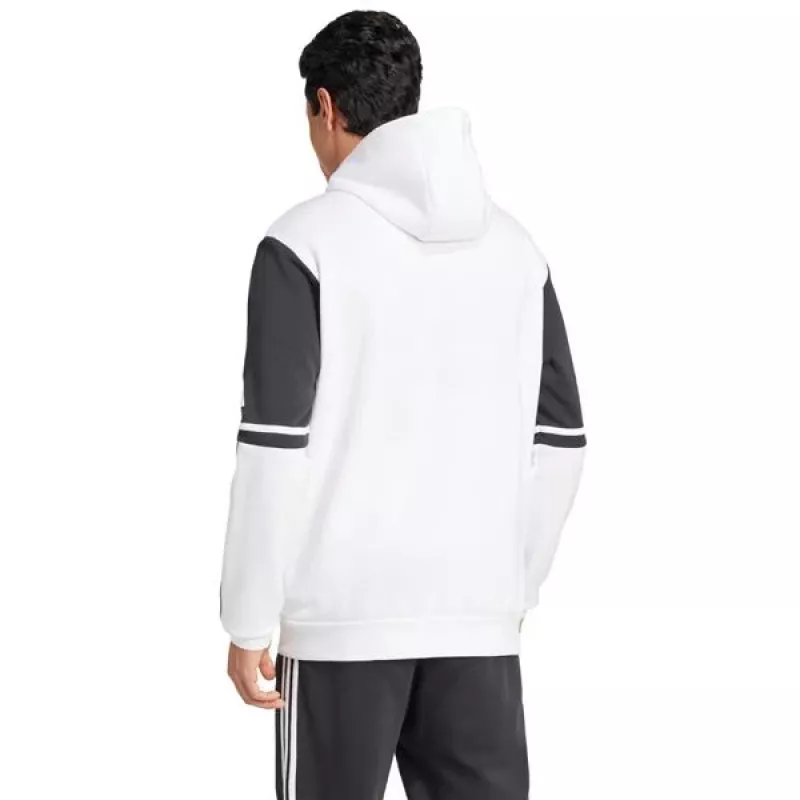 adidas Squadra 25 φούτερ με κουκούλα ανδρικό λευκό/μαύρο μέγεθος M