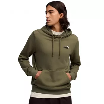 Puma ESS 2 Color Small No.1 Logo Hoodie ελιά ανδρικό μέγεθος L