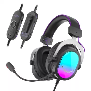 FIFINE H16 7.1 Surround-Sound-RGB gaming headset - μαύρο