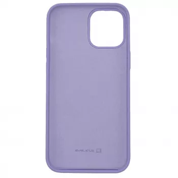 Evelatus Apple iPhone 12 Pro Max Premium Soft Touch Θήκη σιλικόνης Απαλό λιλά