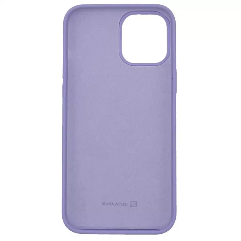 Evelatus Apple iPhone 12 Pro Max Premium Soft Touch Θήκη σιλικόνης Απαλό λιλά