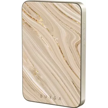 BURGA Μαγνητικό Powerbank 5000 mAh Full Glam Gold
