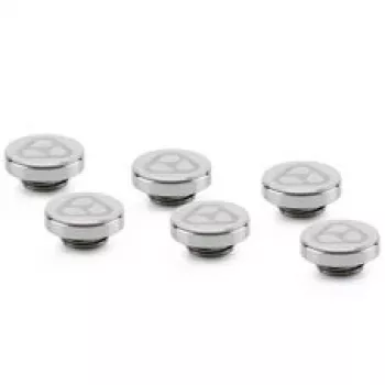 Thermal Grizzly DeltaMate Plug πώμα, ορείχαλκος - γυαλιστερό νικέλιο, συσκευασία 6 τεμ.