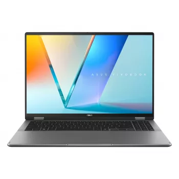 ASUS Vivobook 16 Flip TP3607AA-FLIP-DISSI4X Copilot+ PC 2-in-1 Laptop, 16 ιντσών WUXGA OLED Touch, Intel Core Ultra 9 386H, 32GB LPDDR5x, 1TB SSD, Windows 11 Pro, γαλλικό πληκτρολόγιο AZERTY