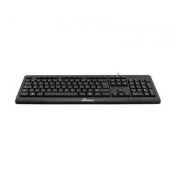 MediaRange MROS109-GR Ενσύρματο πληκτρολόγιο USB, QWERTY ελληνικό layout, μαύρο, 105 πλήκτρα, μεμβράνη, καλώδιο 1,5 m