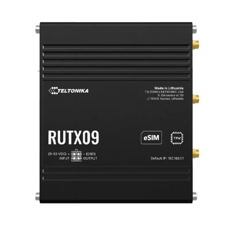 Teltonika Networks RUTX09 (UK) LTE Cat 6 ανθεκτικό router