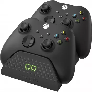 Venom Twin Docking Station για Xbox Series X|S και Xbox One - Σταθμός Φόρτισης Διπλού Χειριστηρίου με 2x NiMH 850 mAh Μπαταρίες - Ενδείξεις LED - Μαύρο