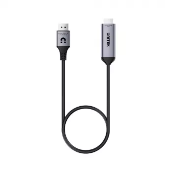 UNITEK ενεργό καλώδιο DisplayPort 1.4 σε HDMI 2.1 8K@60Hz HDR DSC 1,8m