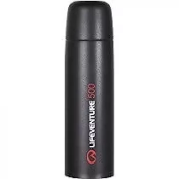 Lifeventure TiV θερμός τιτανίου με κενό αέρος, 500 ml, σκούρο γκρι