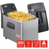 FRITEL TURBO SF Φριτέζα 4L 2800W Ανθρακί Μεταλλικό/Ασημί