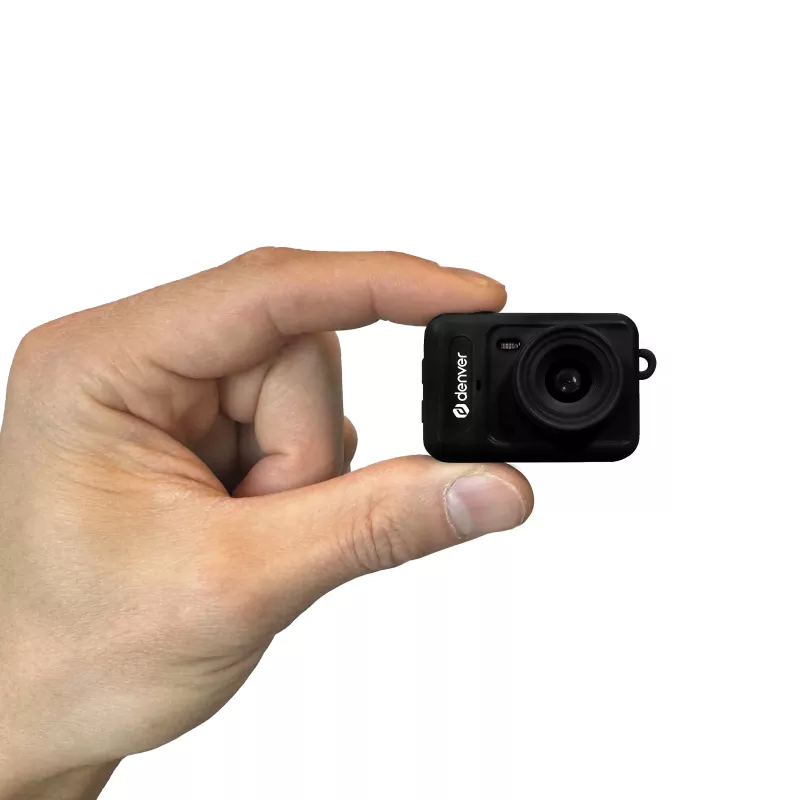 Denver DMC-1003B Μαύρη Μίνι Ψηφιακή Κάμερα 0.3MP CMOS VGA Webcam Μπρελόκ
