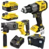 STANLEY V20 18V Σετ μπαταριακού κρουστικού δραπάνου & κρουστικού κατσαβιδιού με μπαταρίες 4.0Ah και 2.0Ah