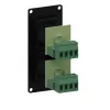 CAYMON CASY142/B Πάνελ rack 19 inch 1U με 2 υποδοχές Neutrik SpeakON NL4MP, Μαύρο