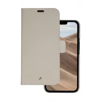 dbramante1928 New York θήκη πορτοφόλι 2 σε 1 για iPhone 14 Pro, πλήρες δέρμα, Sand Dune