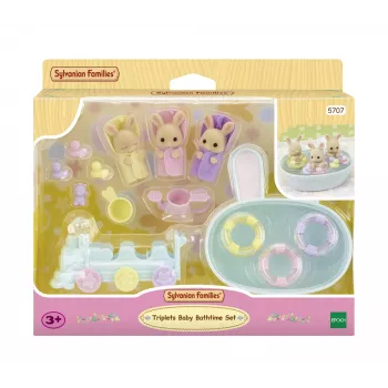 Sylvanian Families σετ παιχνιδιού μπάνιου με κουνέλι Milk