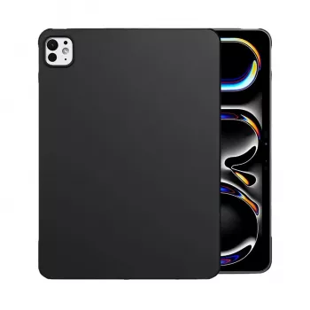 MRDISC θήκη πλάτης για Apple iPad Pro M4 Μαύρο TPU - λεπτή θήκη με απορρόφηση κραδασμών, υπερυψωμένα άκρα, ανθεκτική ματ επιφάνεια, ακριβείς εγκοπές (MG-BCIPTABPROM4SW)