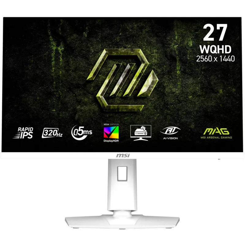 MSI MAG274QRFWDEX32 27 inch WQHD Rapid IPS οθόνη gaming, 180Hz, 1ms, Quantum Dot, KVM, USB-C