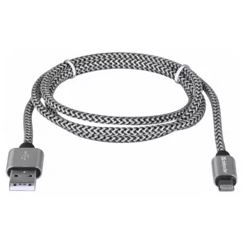 Defender Καλώδιο USB-A σε Lightning 1,0m 2,1A Λευκό