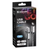Defender Καλώδιο USB-A σε Lightning 1,0m 2,1A Λευκό