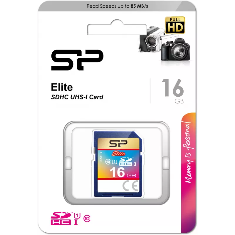 Silicon Power Elite 16GB SDHC Class 10 U1 κάρτα μνήμης