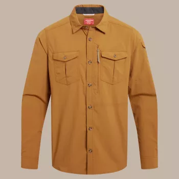 Craghoppers NosiLife Adventure LS Shirt III - Deep Henna, μέγεθος L