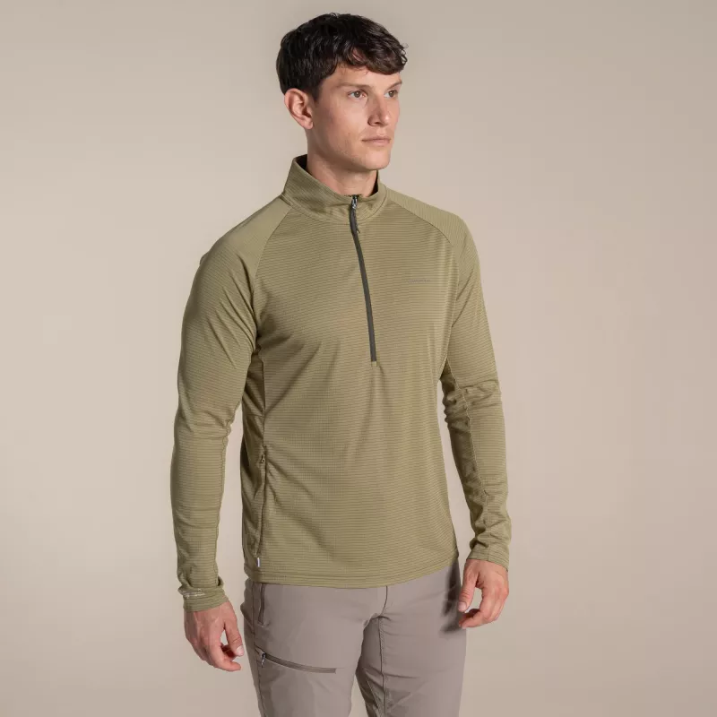 Craghoppers NosiLife SolarShield+ τοπ με μισό φερμουάρ - Cardamon, L
