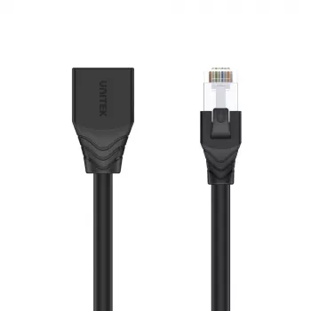 UNITEK Cat6 UTP RJ45 καλώδιο επέκτασης M-F 5m μαύρο