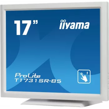 Iiyama ProLite T1731SR-W5 οθόνη 17 ιντσών SXGA 5:4 με αντίσταση 5 συρμάτων LED touch, μαύρη
