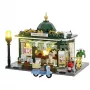 LUMIBRICKS F9023 ελεύθερος στατώ περιοδικών από χάλυβα, μαύρο με πούδρα βαφή, μονό τμήμα