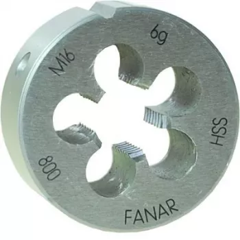 FANAR Στρογγυλό Κόφτης Σπειρώματος M18 x 2,50 mm HSS DIN 223