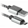 Defender Καλώδιο USB-A σε USB-C 1,0 m 2,1 A Λευκό