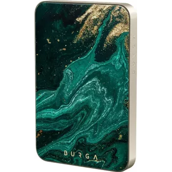 Burga Μαγνητικό Powerbank 5000 mAh Emerald Pool Gold