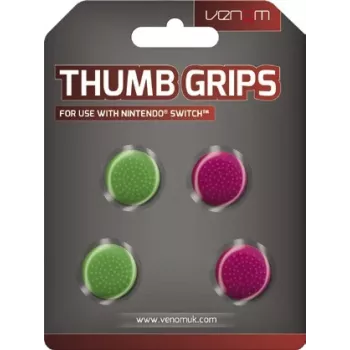 Venom Thumb Grips για Nintendo Switch 2, Ροζ και Πράσινο, VS4917
