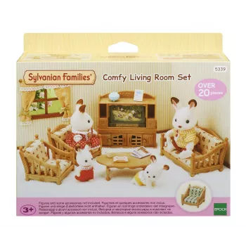 EPOCH Sylvanian Families Εξοχικό σπίτι Σαλόνι - Σετ παιχνιδιού επίπλων σαλονιού εξοχικού