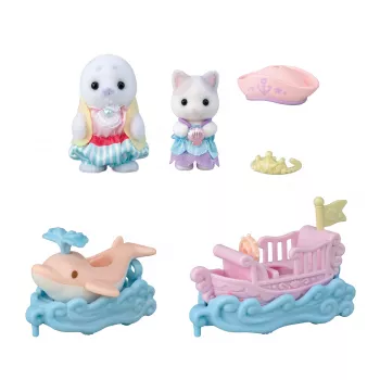 EPOCH Sylvanian Families Λούνα παρκ Σετ παιχνιδιού σέρφινγκ
