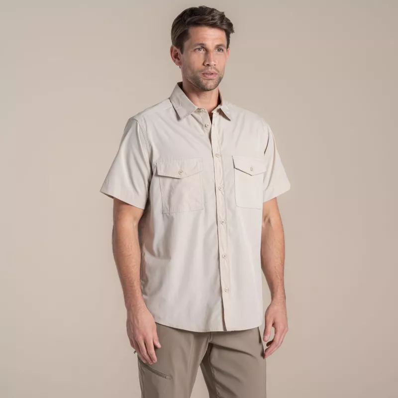 Craghoppers Kiwi II Κοντό μανίκι πουκάμισο - Oatmeal - L