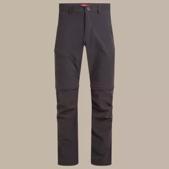 Craghoppers NosiLife Pro Convertible Trouser III Ανδρικό Παντελόνι Πεζοπορίας Μαύρο Πιπέρι