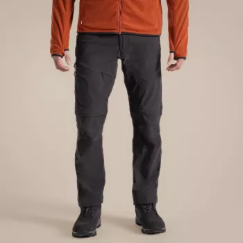 Craghoppers NosiLife Pro Convertible Trouser III Ανδρικό Παντελόνι Πεζοπορίας Μαύρο Πιπέρι