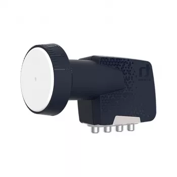 Inverto Quad Premium Universal LNB Μετατροπέας - 4 έξοδοι, 0,2 dB θόρυβος, 40 mm Feedhorn, Μαύρο