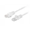 Lanberg PCU5-20CC-0100-W Συσκευασία 10 τεμ. Καλώδιο δικτύου Cat.5e UTP, 1m, Λευκό, Fluke Passed