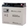 MPL POWER ELEKTRO MPL MW POWER MWS 18-12 Μπαταρία UPS μολύβδου-οξέος VRLA AGM χωρίς συντήρηση 12 V 18 Ah Μαύρο, Γκρι